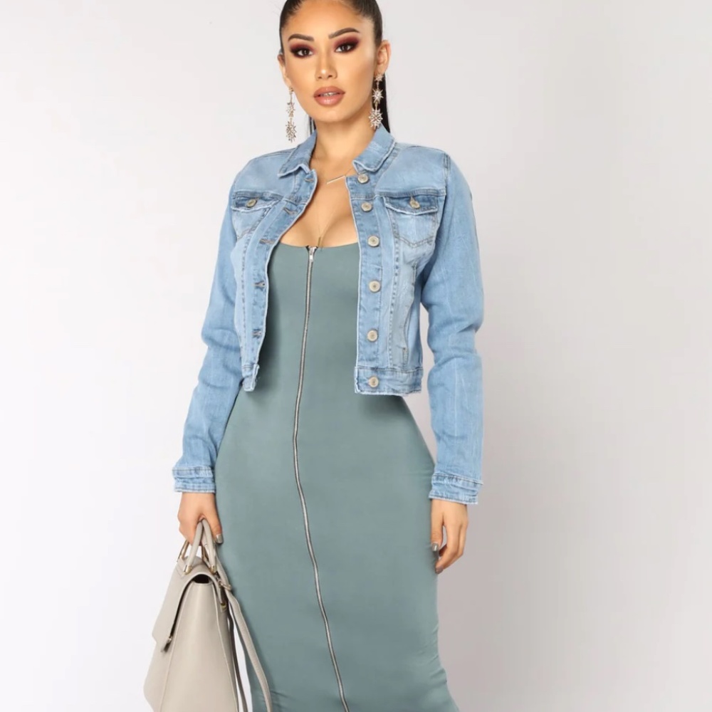 Basic Denim Jacket - image 2